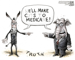 CUTS TO MEDICARE by Adam Zyglis