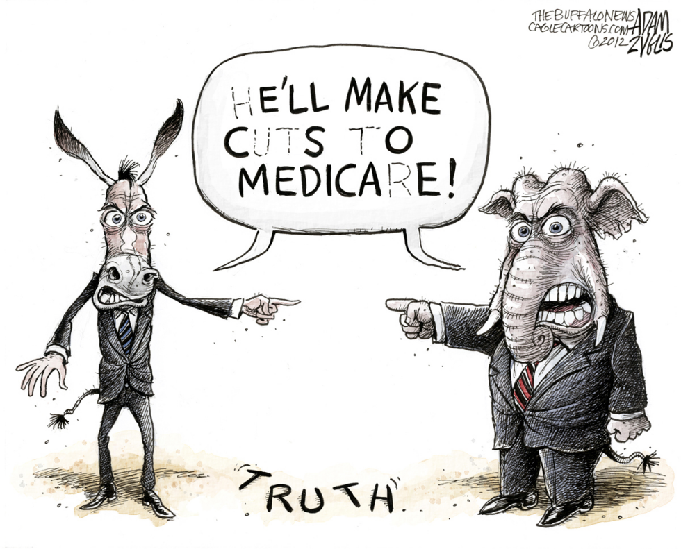  CUTS TO MEDICARE by Adam Zyglis