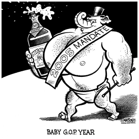 BABY GOP NEW YEAR by RJ Matson