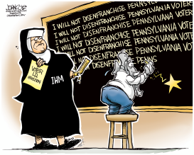 LOCAL PA  NUNS AND VOTER ID by John Cole