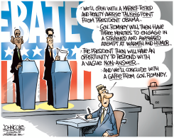 OBAMA ROMNEY DEBATE by John Cole