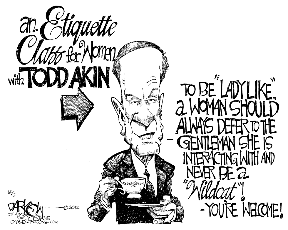  LOCAL MO TODD AKIN ETIQUETTE by John Darkow