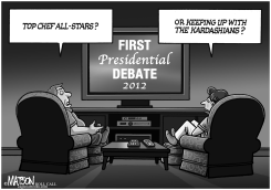 FIRST PRESIDENTIAL DEBATE 2012 by RJ Matson