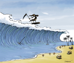 SOUTH ASIAS TSUNAMI by Patrick Chappatte