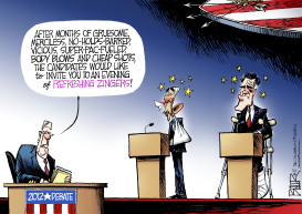 BREAK FOR DEBATE by Nate Beeler