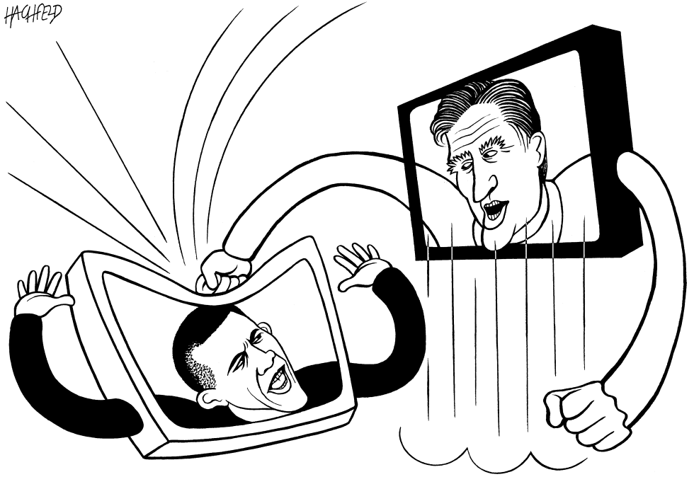  OBAMA LOSES TV DUEL by Rainer Hachfeld