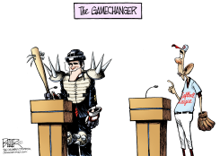 THE DEBATE GAME by Nate Beeler