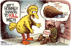 BIG BIRD by Rick McKee