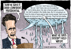 MITT DOESN'T HOLD WATER by Wolverton