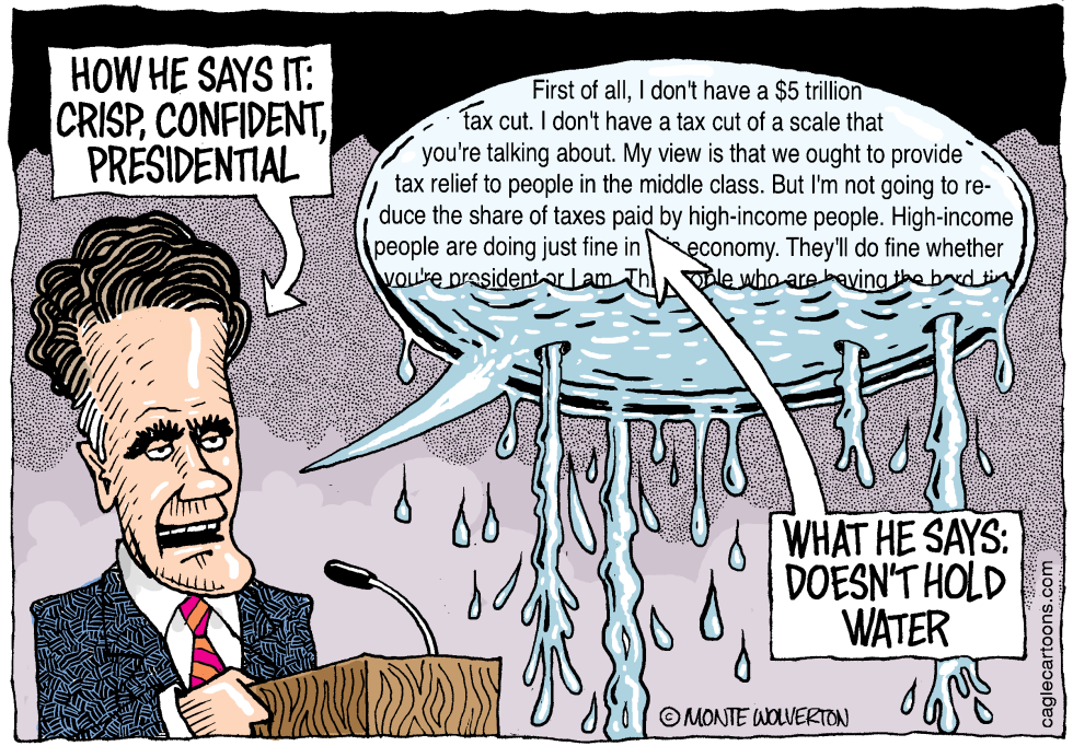  MITT DOESN'T HOLD WATER by Wolverton