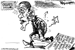 OBAMA DEBATE by Milt Priggee