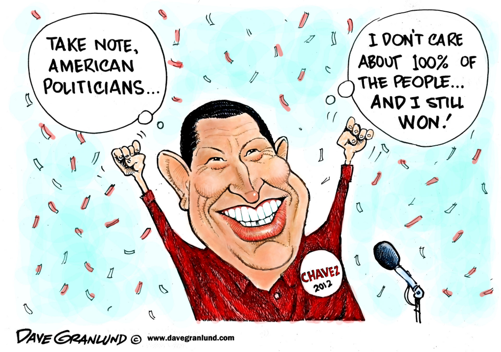  CHAVEZ WINS AGAIN by Dave Granlund