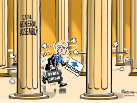 SYRIA CRISIS IN UN by Paresh Nath