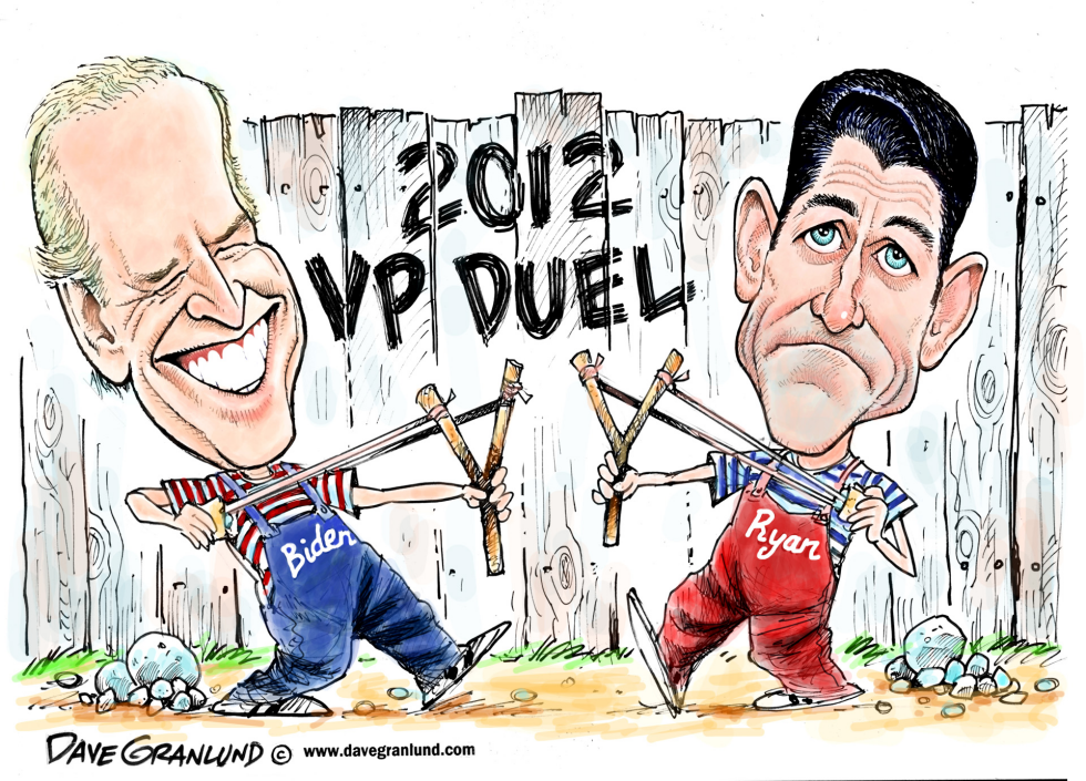  BIDEN VS RYAN VP DEBATE by Dave Granlund