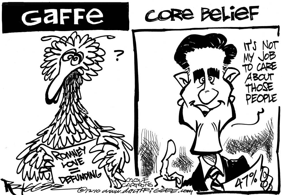  CORE GAFFES by Milt Priggee