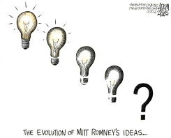 MITT ROMNEY'S IDEAS by Adam Zyglis