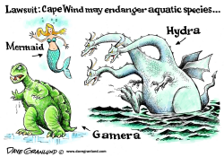 CAPE COD WIND FARM LAWSUIT by Dave Granlund