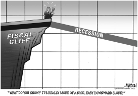 GOING OVER FISCAL CLIFF HAS GRADUAL EFFECT ON ECONOMY by RJ Matson