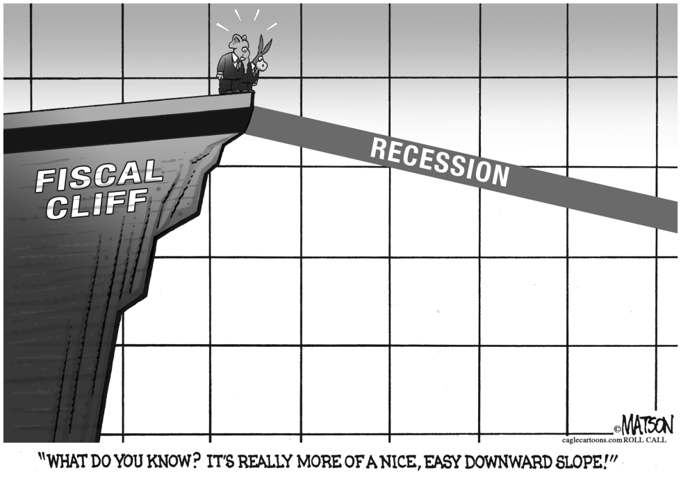  GOING OVER FISCAL CLIFF HAS GRADUAL EFFECT ON ECONOMY by RJ Matson