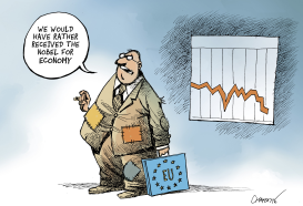 EUROPE GETS THE NOBEL FOR PEACE by Patrick Chappatte