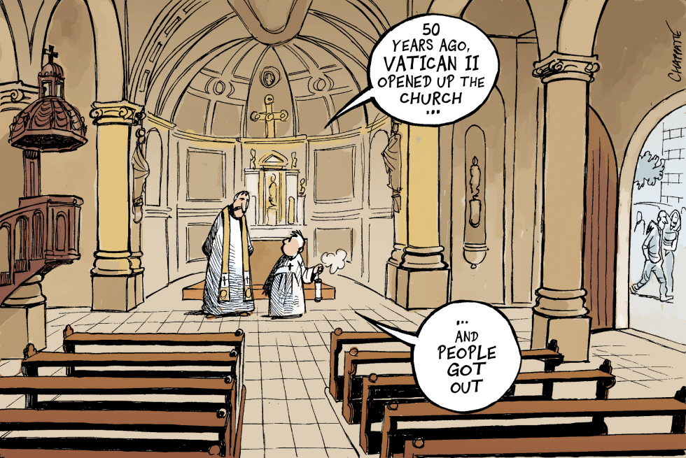  50 YEARS AFTER VATICAN II by Patrick Chappatte