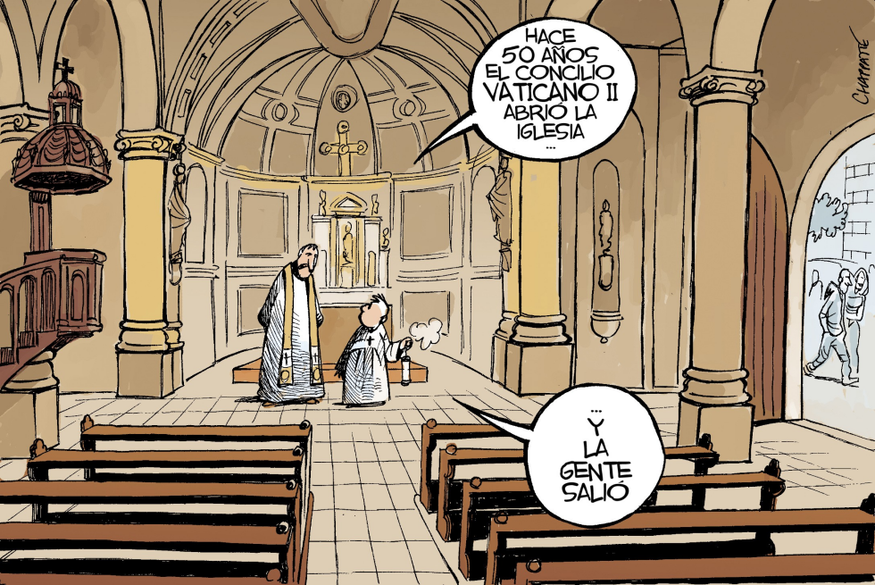  50 AñOS DESPUES DEL CONCILIO VATICANO II by Patrick Chappatte