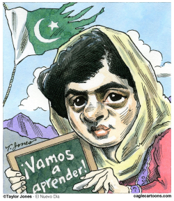 MALALA YOUSAFZAI - DEFENSORA DE LAS NIñAS  by Taylor Jones