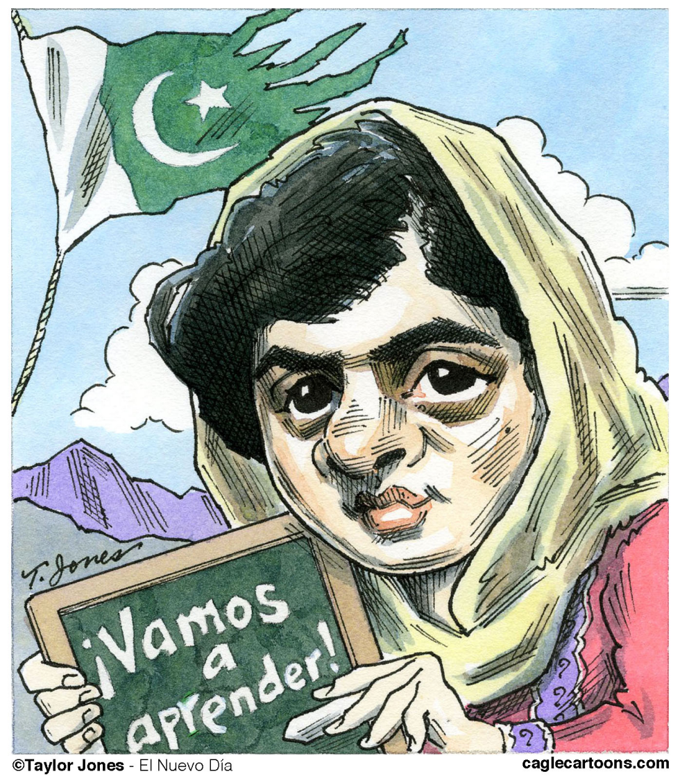  MALALA YOUSAFZAI - DEFENSORA DE LAS NIñAS  by Taylor Jones