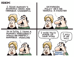 ROMNEYS POSITIONS by Steve Sack