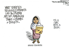 MALALA YOUSAFZAI by Pat Bagley