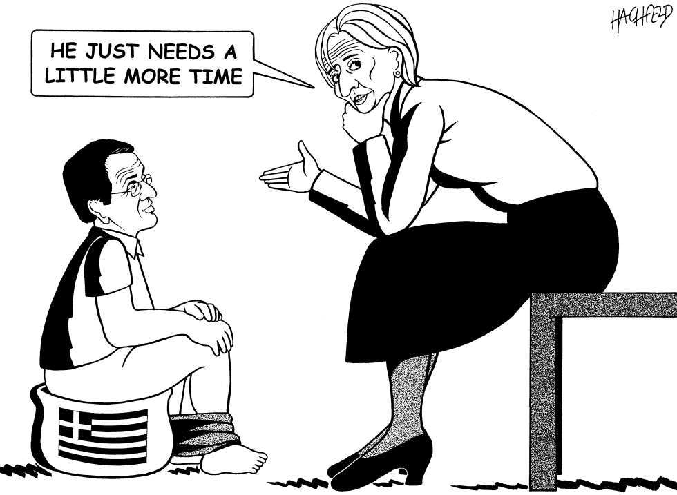  SAMARAS WITH LAGARDE by Rainer Hachfeld