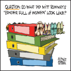 ROMNEY BINDERS by Aislin