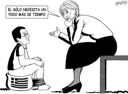 SAMARAS CON LAGARDE by Rainer Hachfeld