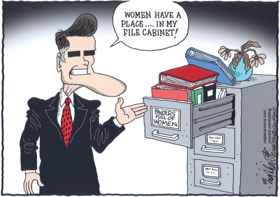  BINDERS FULL OF WOMEN by Bob Englehart