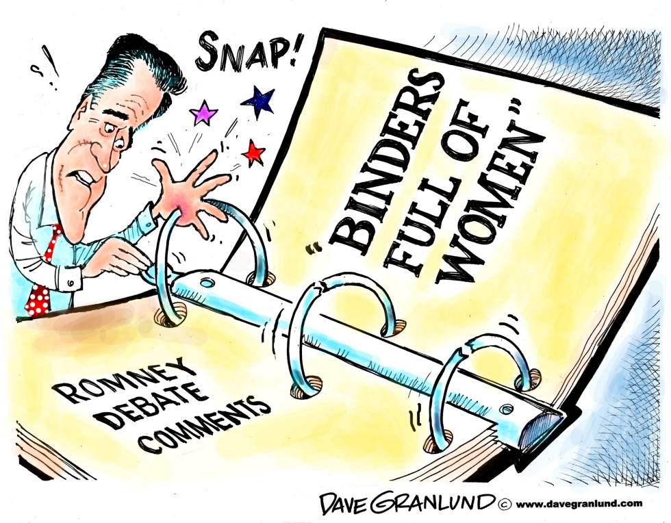  BINDERS FULL OF WOMEN by Dave Granlund