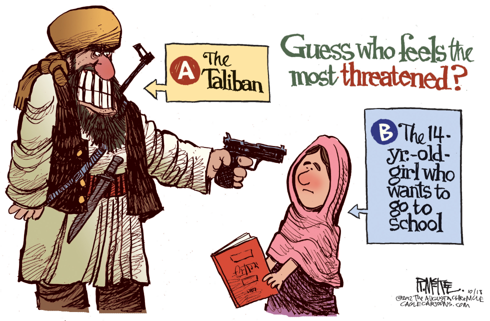  MALALA by Rick McKee