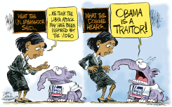 LIBYA AND FOX NEWS by Daryl Cagle