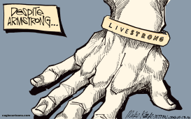 LIVESTRONG by Mike Keefe