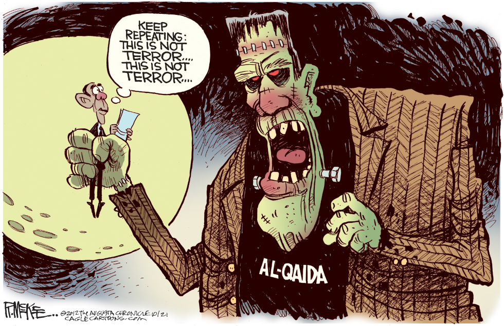  AL QAIDA FRANKENSTEIN by Rick McKee