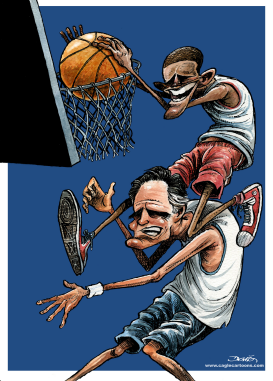 OBAMA VS ROMNEY by Dario Castillejos