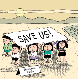 TSUNAMI KIDS by Arcadio Esquivel