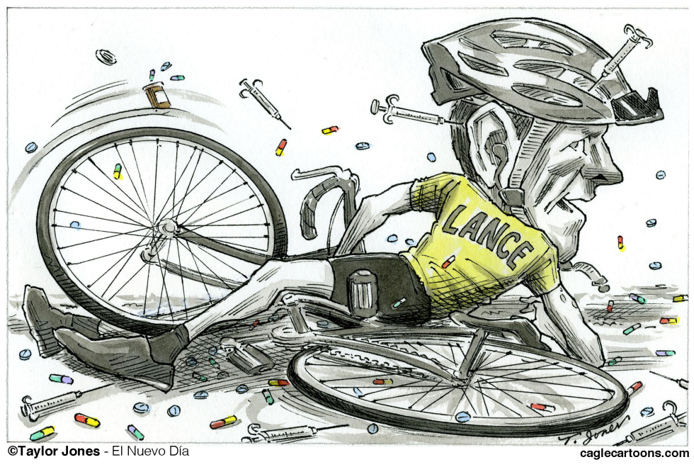  LANCE ARMSTRONG WIPEOUT  by Taylor Jones