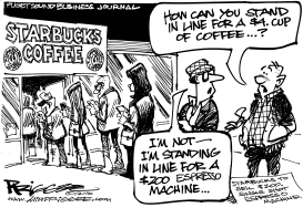 STARBUCKS ESPRESSO by Milt Priggee