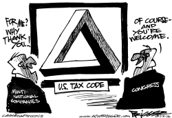 US TAX CODE by Milt Priggee