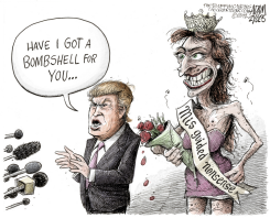 TRUMP'S BOMBSHELL by Adam Zyglis