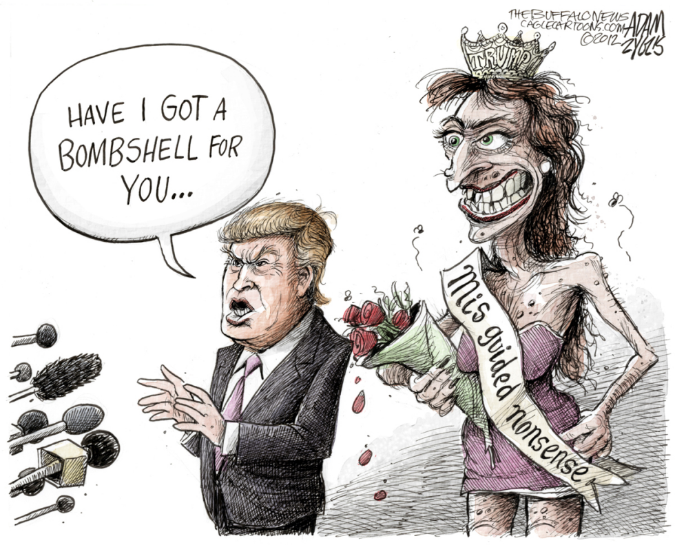  TRUMP'S BOMBSHELL by Adam Zyglis