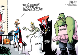 HALLOWEEN COSTUMES by Nate Beeler