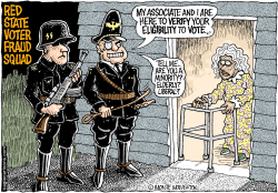 VOTER FRAUD SQUAD by Wolverton