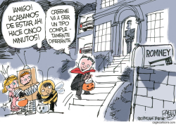 TRUCO O TRATO PARA MITT by Pat Bagley