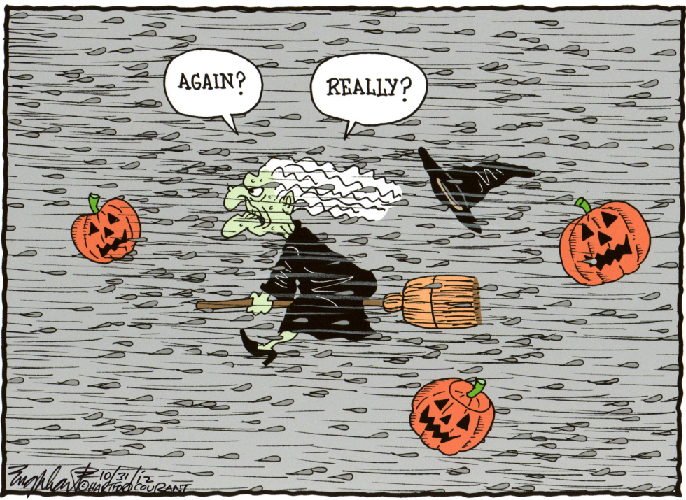  HURRICANE SANDY by Bob Englehart